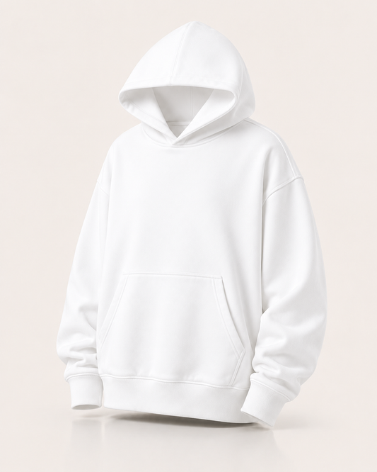 Pure White Hoodie