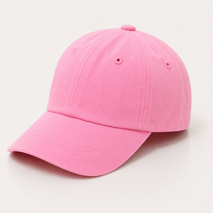 Pink Cotton Cap