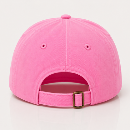 Pink Cotton Cap