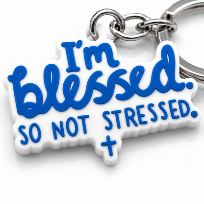 I'm blessed Keychain