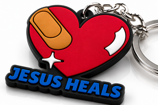 Jesus heals Keychain