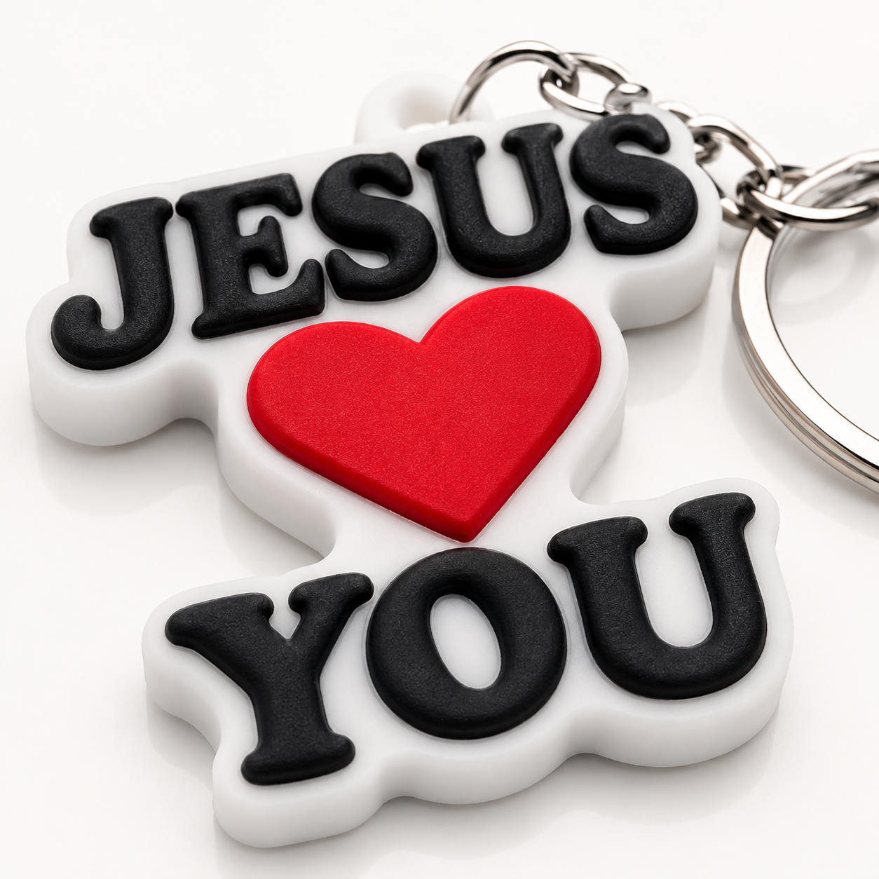 Jesus loves yoy Keychain