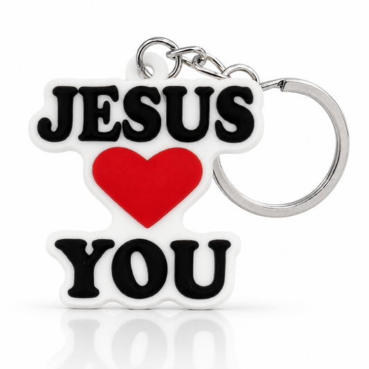 Jesus loves yoy Keychain