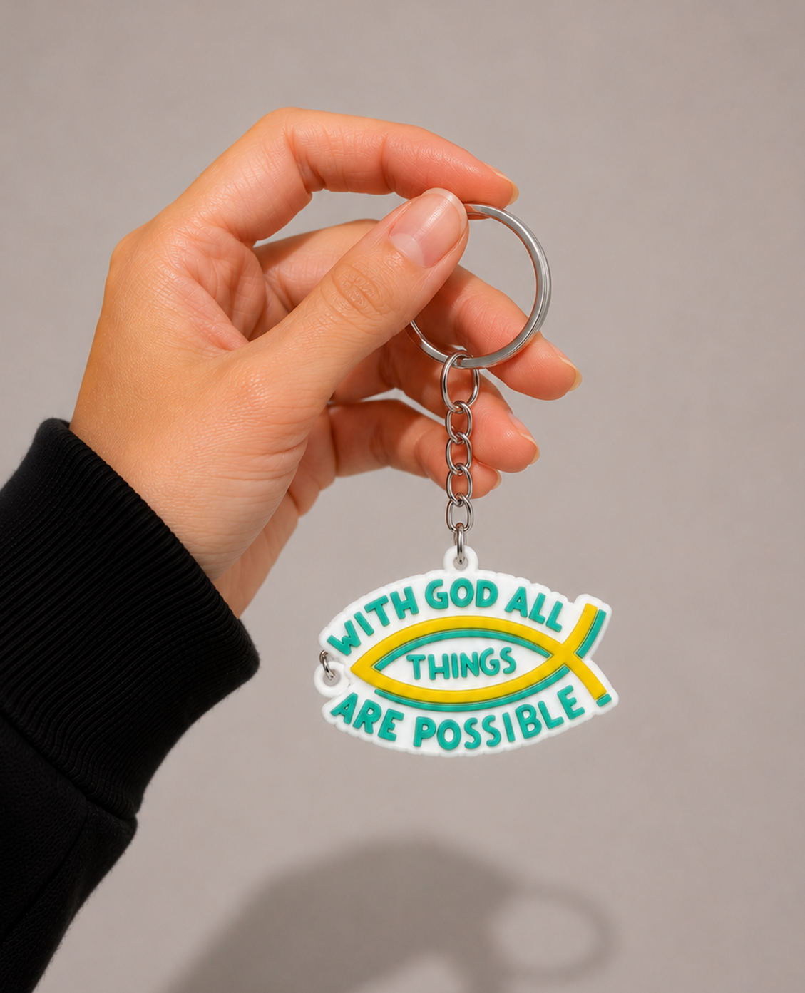 Possible With God Keychain