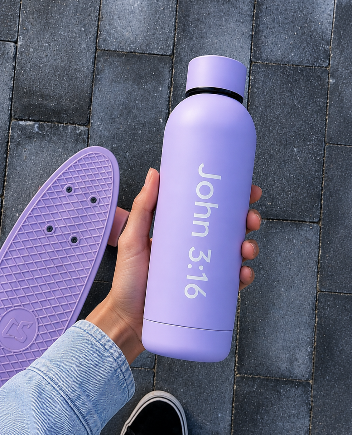 Lavender Bloom Water Bottle