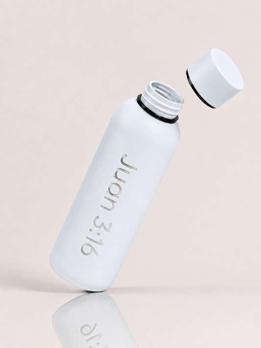 Pure White Water Bottle