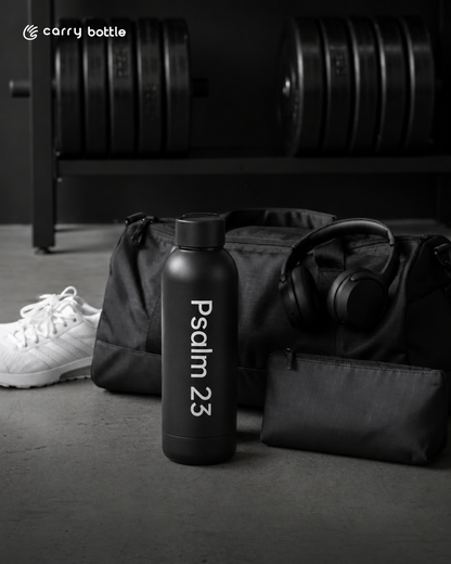 Midnight Black Water Bottle